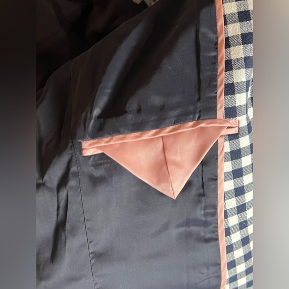 J. Crew Parke Navy Gingham Blazer - Picture 6 of 10